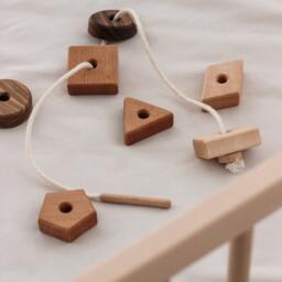 Wooden Geometric Lacing Toy For 1 Year Old, Montessori Educational Toddler Toys, Eco-Friendly Wood Learning Toy, Gift Baby Birthday - thumbnail 4