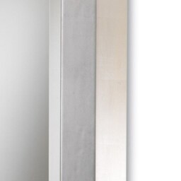 Wall Mirror Contemporary Style Silver Leaf - Made in Italy Modern Italian Home Entryway Bedroom Living Room # 6041 - thumbnail 3
