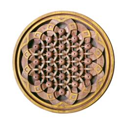 Flower Of Life - Original Wood Wall Sculpture By Sava Draganov - thumbnail 1