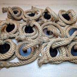 Hemp Rope Pendant Light Manila Jute Kitchen Chandelier Modern Loft Vintage Lighting Rustic Style - thumbnail 3