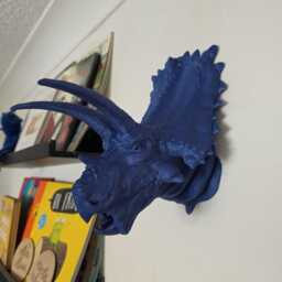 Bravoceratops Wall Art - Dinosaur Mount- 3D Printed - thumbnail 1