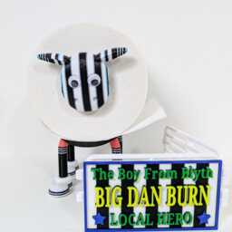 Newcastle United Sheep Toilet Roll Holder Dan Burn - Big Nick W Edition, 2025/26 Premiersheep Funny Football Gift For Him Or Her - thumbnail 2