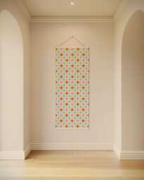 Retro Star Tapestry - Wall Hanging Unique Art