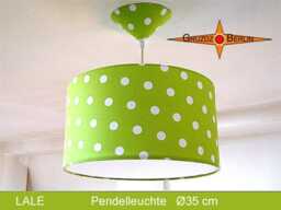 Green Dotted Hanging Lamp Lale Pendant With Diffuser - thumbnail 3