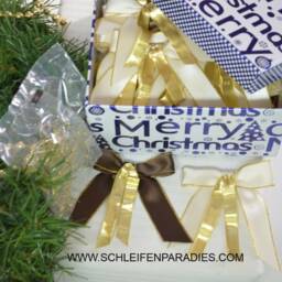 50 Pieces Christmas Bows, Tree Decorations, Set, Decorations - thumbnail 3