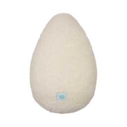 "Fluffy Boucle Easter Egg Pillow ""Mint Bow" - thumbnail 3
