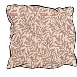 William Morris Bough Rose Cushion, Handmade Pillow, Decorative Scatter Arts & Crafts Sofa Cushion - thumbnail 2