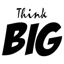 Think Big Inspiring Wall Decal Motivating Sticker Office Art 18900 - thumbnail 2