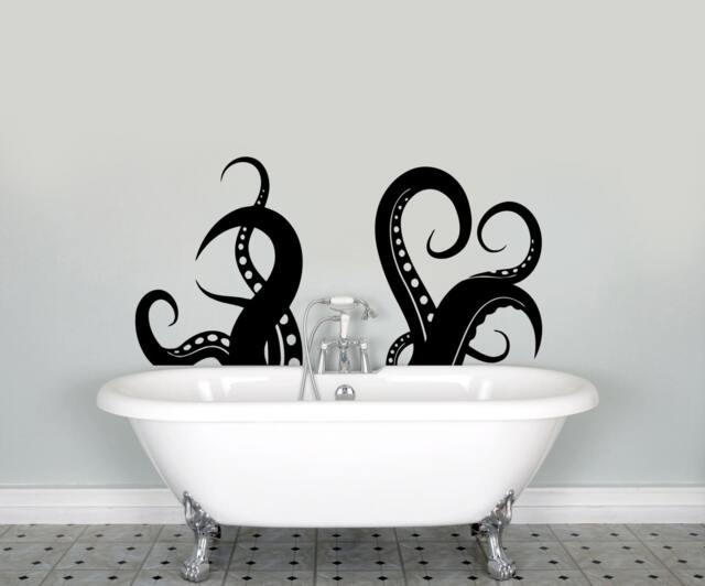 Octopus Tentacles Wall Decal Vinyl Stickers Sprut Sea Animal Home Interior Design Art Murals Bedroom Bathroom Decor - 19O01S - image 1