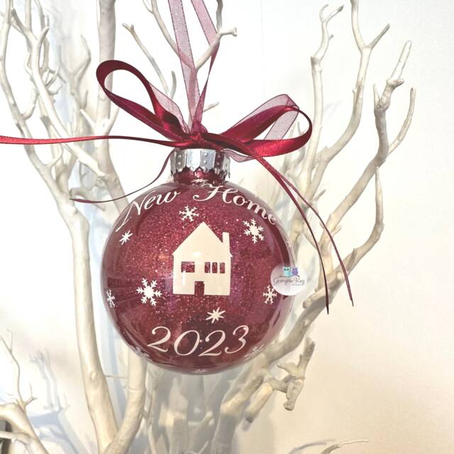 New Home 2022 Christmas Bauble, Ornament, Gift, Housewarming Decoration - image 1
