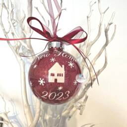 New Home 2022 Christmas Bauble, Ornament, Gift, Housewarming Decoration