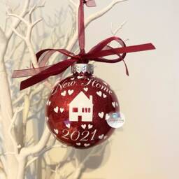 New Home 2022 Christmas Bauble, Ornament, Gift, Housewarming Decoration - thumbnail 4