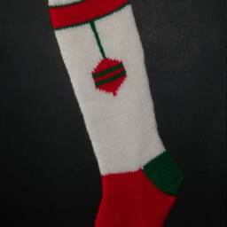 PDF Pattern Only Hand Knitted Christmas Tree With Garland Stocking - thumbnail 2