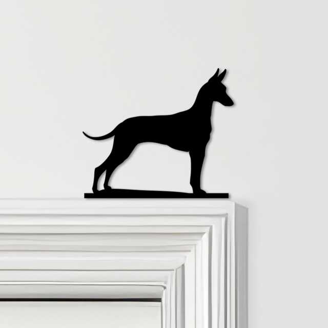 Door Topper Pharaoh Hound Dog Various Colours Top Of Decorative Sign - Novelty Wall Decor, Frame Art, Art - image 1