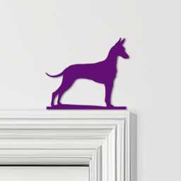 Door Topper Pharaoh Hound Dog Various Colours Top Of Decorative Sign - Novelty Wall Decor, Frame Art, Art - thumbnail 4