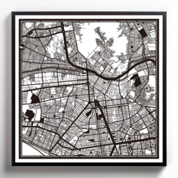 Paper Cut Map Lima 12??12 In. Art Ideal Gifts - thumbnail 3