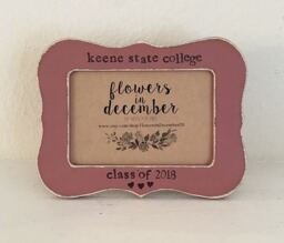 Personalized Graduation Picture Frame Hand-Painted Distressed Wood - thumbnail 1