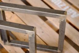 Set Of Coffee Table Legs, Two Metal Legs For Table, Industrial Diy, Multiple Sizes Modern Rustic - thumbnail 1