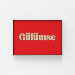 G??l??mse Print, Turkish Prints, Bold Wall Art, Turkey Smile Poster, Inspired From Turkey, Large & Small Gift - thumbnail 2