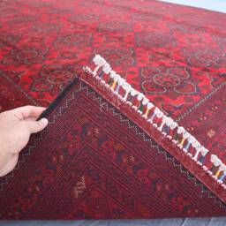 8x11 Tribal Area Rug - Afghan Khal Mohammadi Hand Knotted Veg Dyes Wool Oriental Geometric Patterns Turkmen Bedroom - thumbnail 4