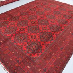 8x11 Tribal Area Rug - Afghan Khal Mohammadi Hand Knotted Veg Dyes Wool Oriental Geometric Patterns Turkmen Bedroom - thumbnail 2