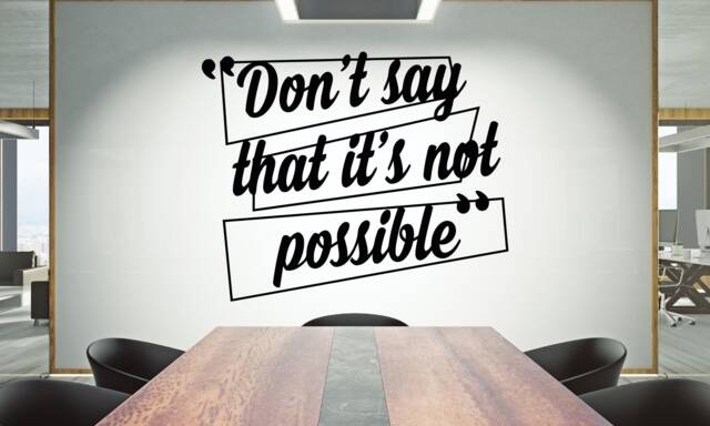 Teamwork Quote Vinyl Wall Decal Inspirational Office Decor 908Re - image 1