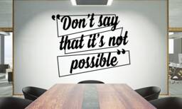 Teamwork Quote Vinyl Wall Decal Inspirational Office Decor 908Re - thumbnail 1
