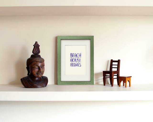 Farrow & Ball 287 Yeabridge Green - Picture Frame A2, A3, A4, A5, 5x5, 6x6, 5x7, 6x8, 8x10, 11x14 Handmade Photo Frames - image 1