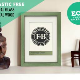 Farrow & Ball 287 Yeabridge Green - Picture Frame A2, A3, A4, A5, 5x5, 6x6, 5x7, 6x8, 8x10, 11x14 Handmade Photo Frames - thumbnail 2