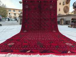 3x6 Ft Shiren Takab Handmade Wool Runner Rug, Turkmen Persian Tribal Carpet - thumbnail 1