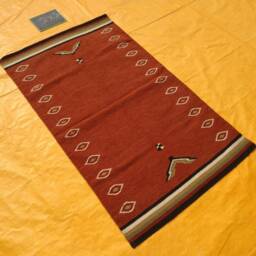 10x12 Ft Navajo Themed Rugs, Zapotec Weavings, Mexican Large Wool Area Aztec Southwestern Accent Decor - thumbnail 2