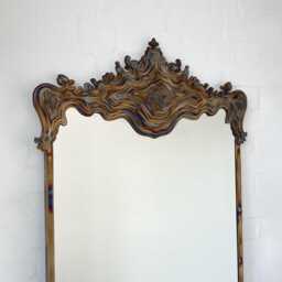Asturias Special Edition Baroque Mirror With Tempered Stainless Steel Frame - thumbnail 2