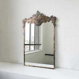 Asturias Special Edition Baroque Mirror With Tempered Stainless Steel Frame - thumbnail 3