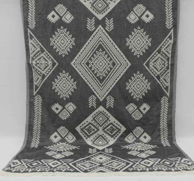"Turkish Towel, Aztec Towel, Double Face Towel, 36""x67" - image 1