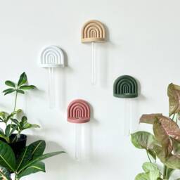 Propagation Station/Hydroponic Wall Vase Boho Plant Decor For Cuttings & Flowers - thumbnail 3