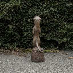 Garden Meerkat Sculpture Concrete Statue Outdoor Animal Figurine & Home Ornament Front Door Decoration Meerkat Lover Gift - thumbnail 4