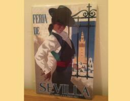 "Spain Ceramic Wall Art Tile, 8"" By 12"