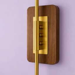1950S Mid Century Modern Bedside Reading Lighting Stilnovo Adjustable Brass Wall Sconce Lamp Home Decor - thumbnail 3