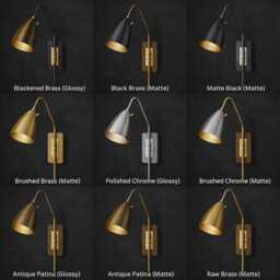1950S Mid Century Modern Bedside Reading Lighting Stilnovo Adjustable Brass Wall Sconce Lamp Home Decor - thumbnail 4