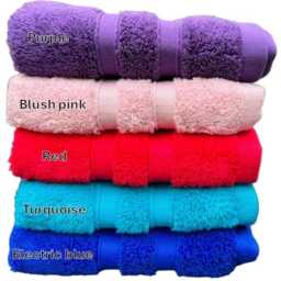 Embroidered Egyptian Cotton Towel, Personalised Gift Mothers Day - thumbnail 3