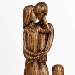 Wooden Family Sign, Is Everything, Wooden Large Wood Big Ornaments, Couple Ornament - thumbnail 2