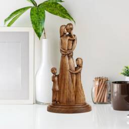 Wooden Family Sign, Is Everything, Wooden Large Wood Big Ornaments, Couple Ornament - thumbnail 4