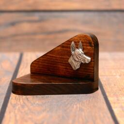 Pharaoh Hound - Wooden Candlestick With Dog, Souvenir, Decoration, Limited Edition, Collection - thumbnail 2