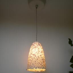 Porcelain Pendant Light G9 Socket, Modern Lighting - thumbnail 2