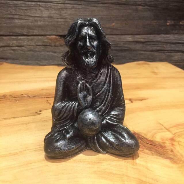 Silver Dude Buddha The Big Lebowski Statue Original Sculpt & Cast Dude-Ha - image 1