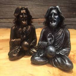 Silver Dude Buddha The Big Lebowski Statue Original Sculpt & Cast Dude-Ha - thumbnail 4