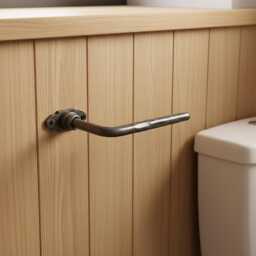 Industrial Toilet Paper Holder - Vintage Roll Toilet Storage Wrought Iron - thumbnail 1