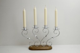 Unique, Bespoke 4 Candlestick Holder, Candelabra - thumbnail 1