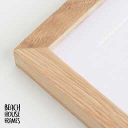 Solid Oak 11x14 Frame Thin Wooden Handmade Photo Frame, Picture - thumbnail 2