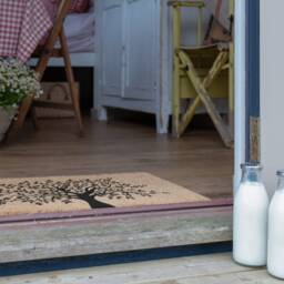 Tree Of Life Double Door Mat - Non Slip Patio Doormat Welcome Front Mat Natural Coir Housewarming Gift - thumbnail 2